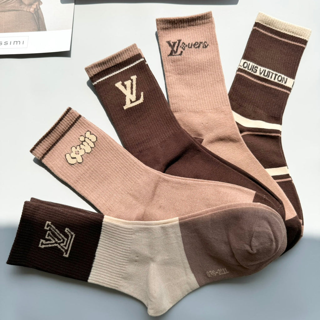 LOUIS VUITTON CREW SOCKS 410945 (1 BOX)