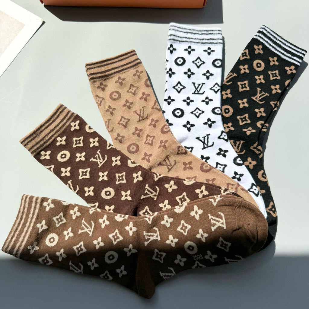 LOUIS VUITTON CREW SOCKS 412575 (1 BOX)