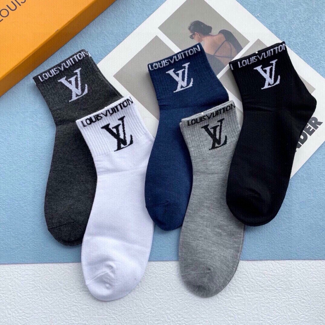 LOUIS VUITTON LOW-CUT SOCKS 416026 (1 BOX)