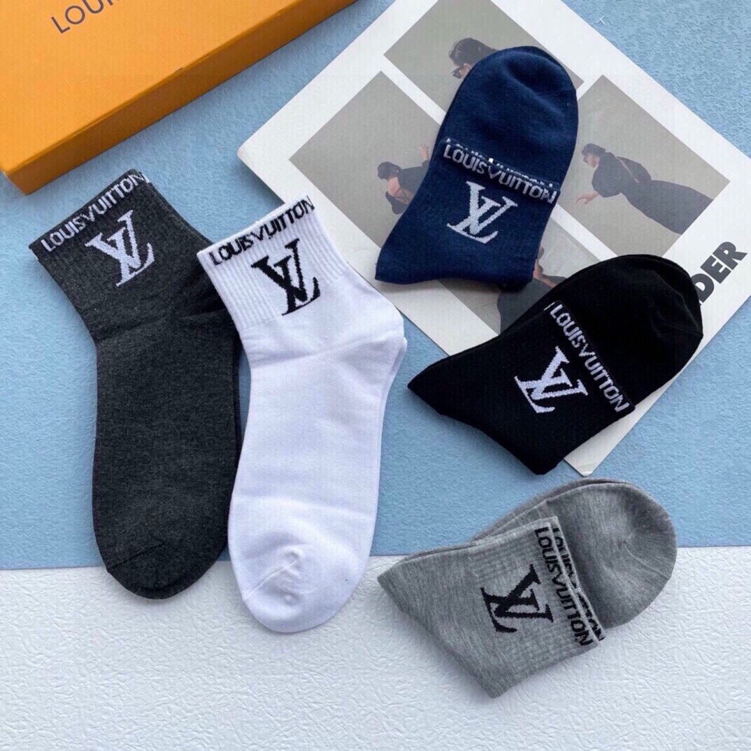 LOUIS VUITTON LOW-CUT SOCKS 416026 (1 BOX)