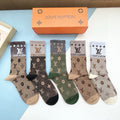 LOUIS VUITTON CREW SOCKS 417386(1 BOX)