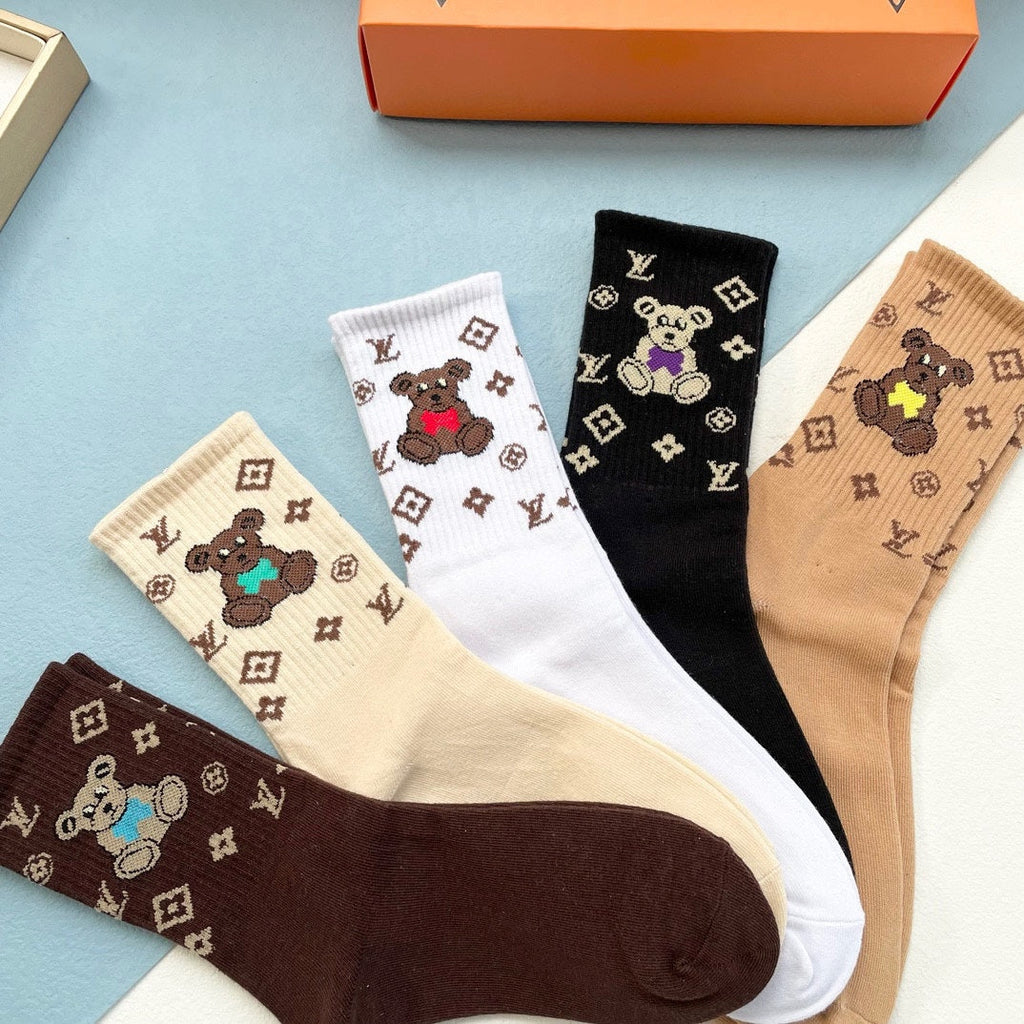 LOUIS VUITTON CREW SOCKS 418955 (1 BOX)