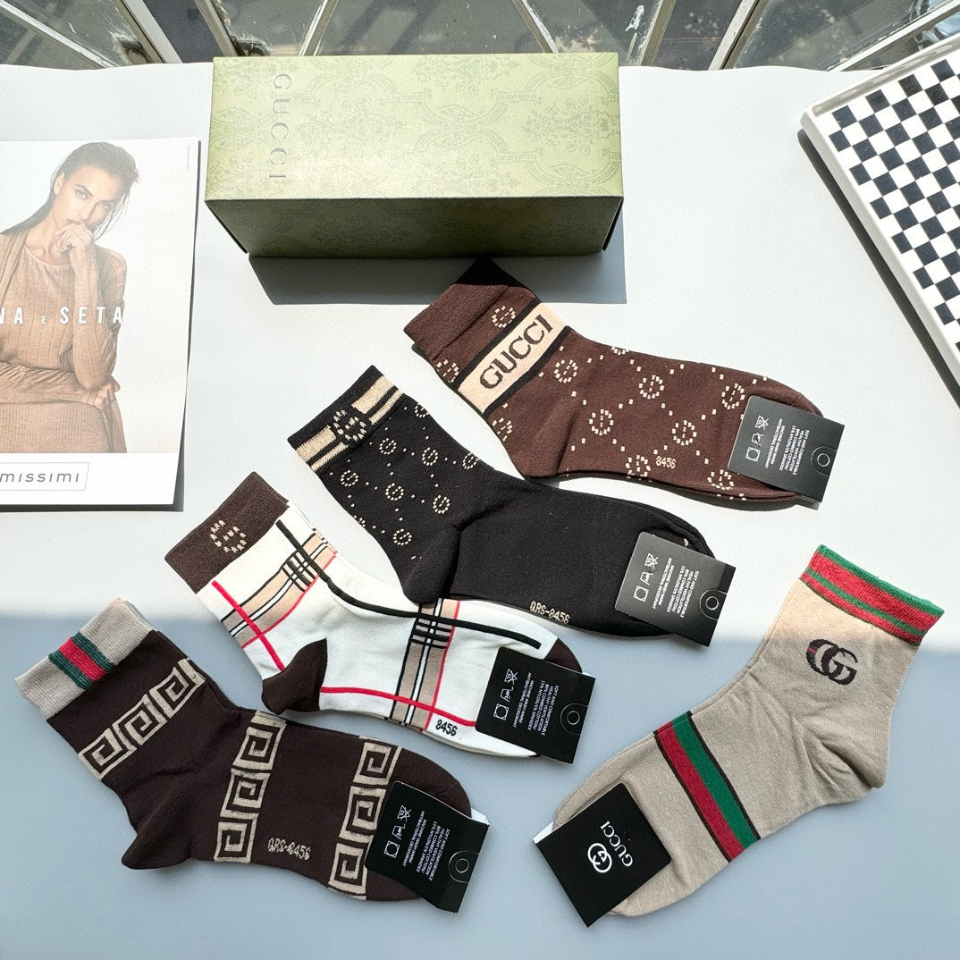 GUCCI LOW-CUT SOCKS 423902 (1 BOX)