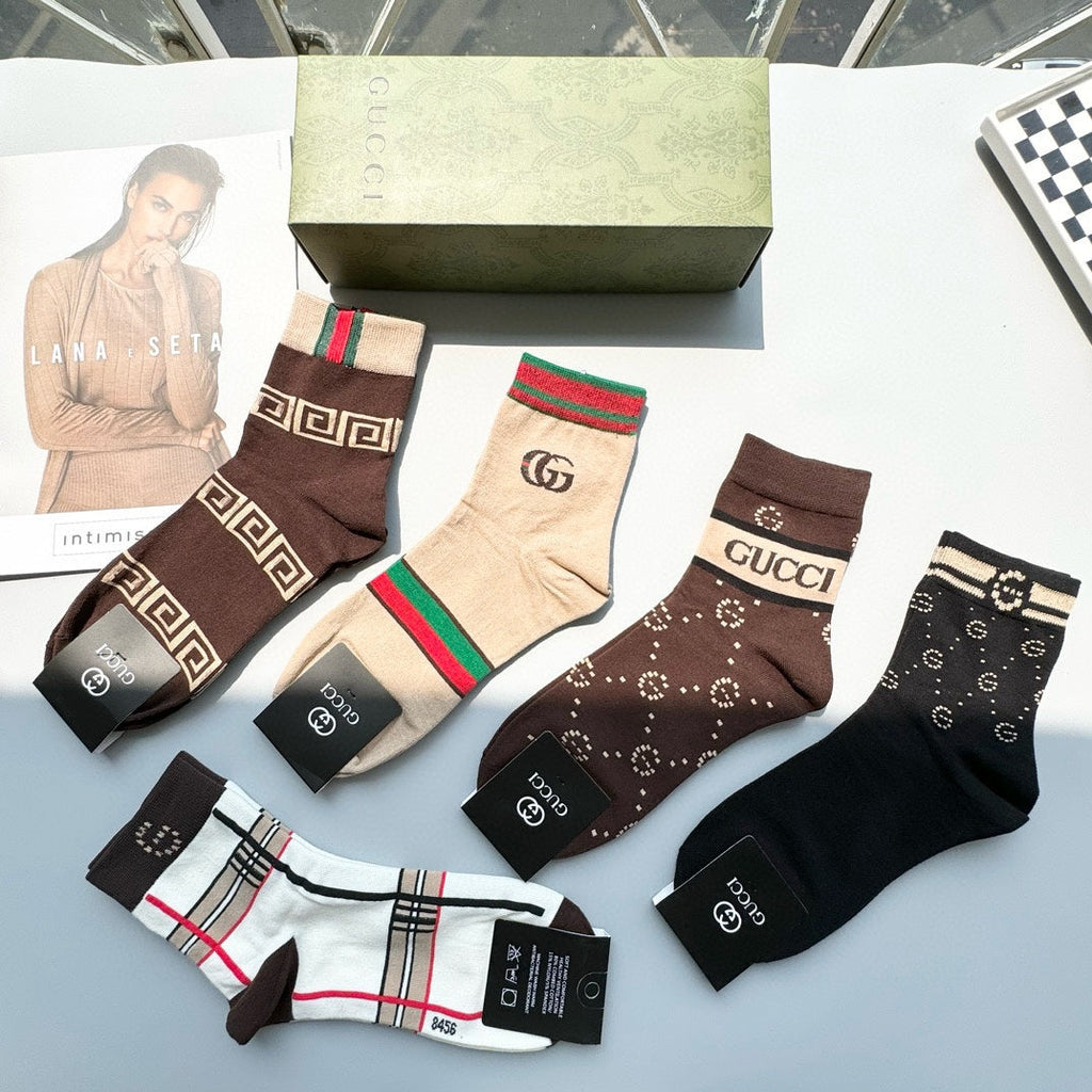 GUCCI LOW-CUT SOCKS 423902 (1 BOX)