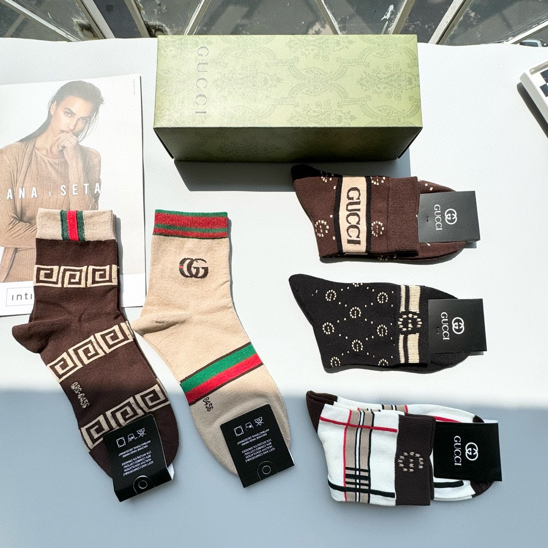 GUCCI LOW-CUT SOCKS 423902 (1 BOX)