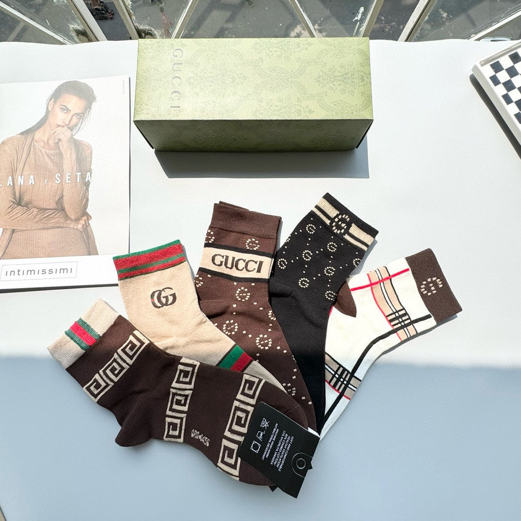 GUCCI LOW-CUT SOCKS 423902 (1 BOX)