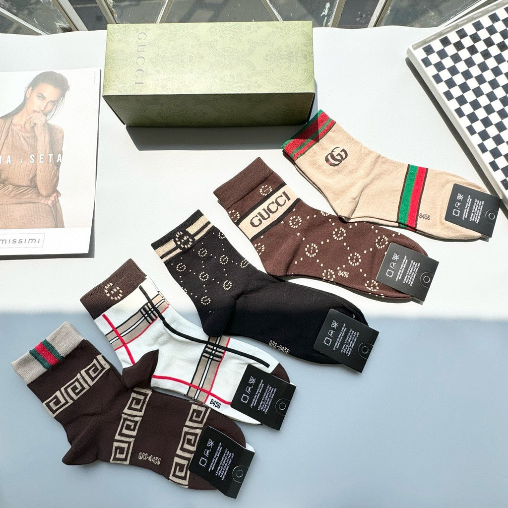 GUCCI LOW-CUT SOCKS 423902 (1 BOX)