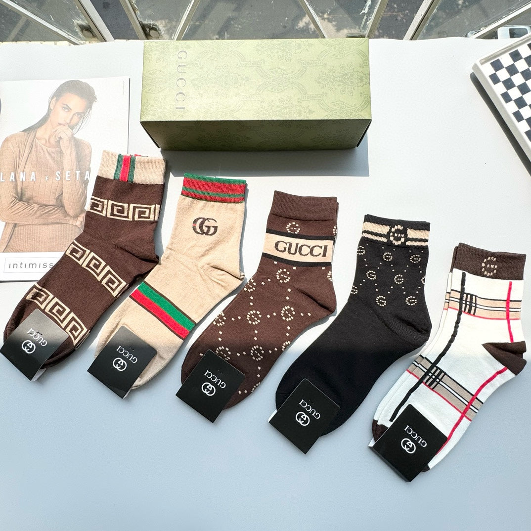 GUCCI LOW-CUT SOCKS 423902 (1 BOX)