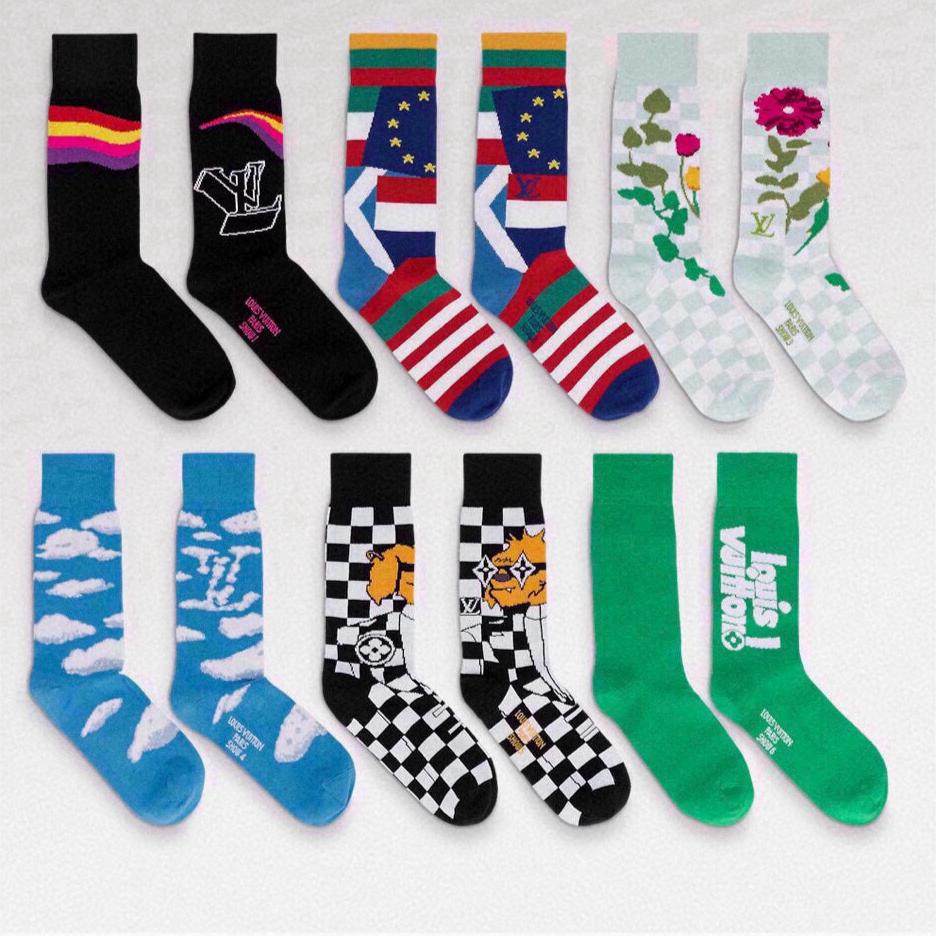 LOUIS VUITTON KNEE - HIGH SOCKS 423907 (1 BOX)