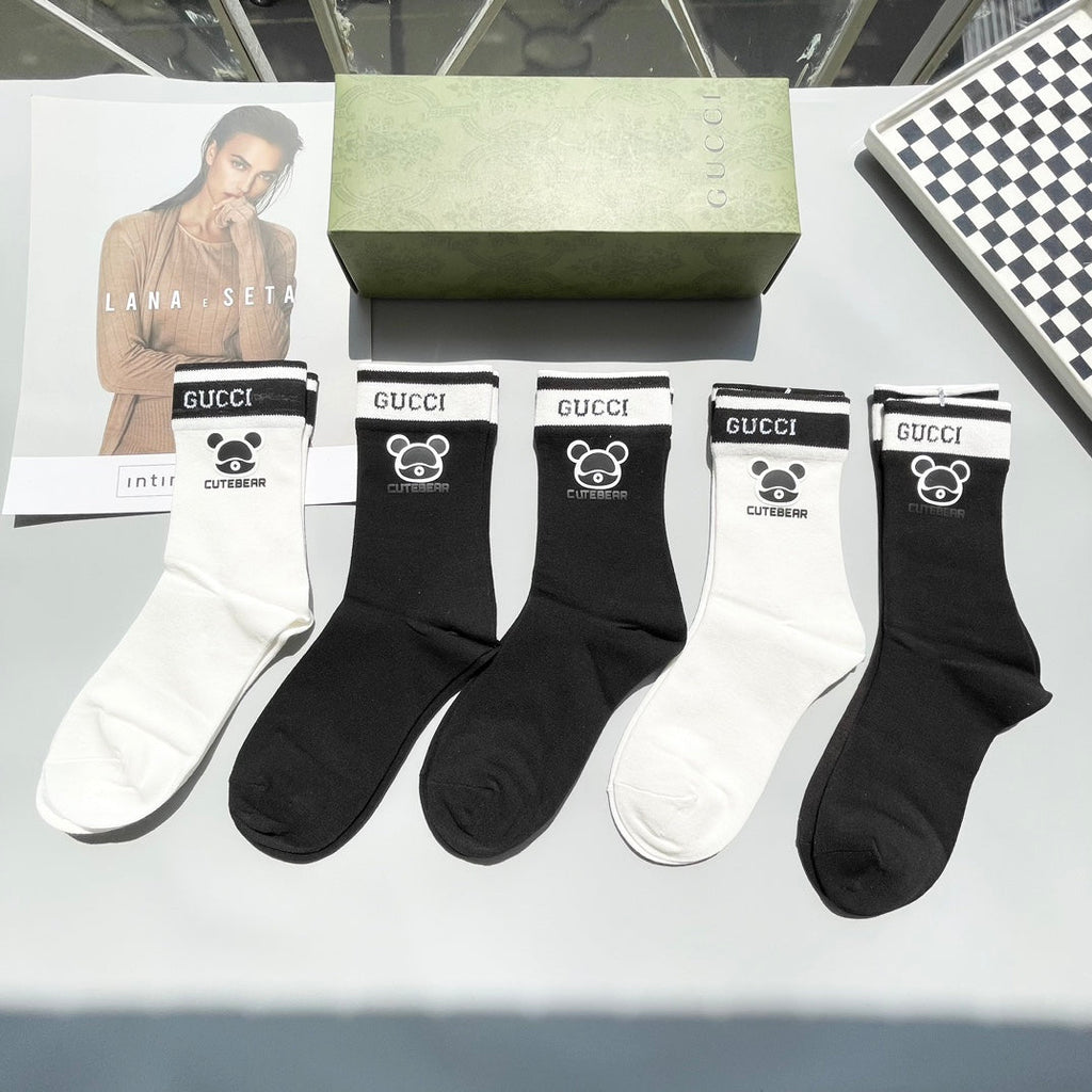 GUCCI CREW SOCKS 423910 (1 BOX)