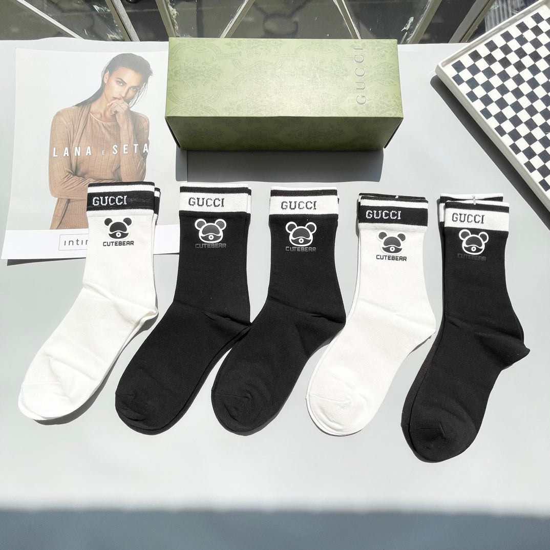 GUCCI CREW SOCKS 423910 (1 BOX)