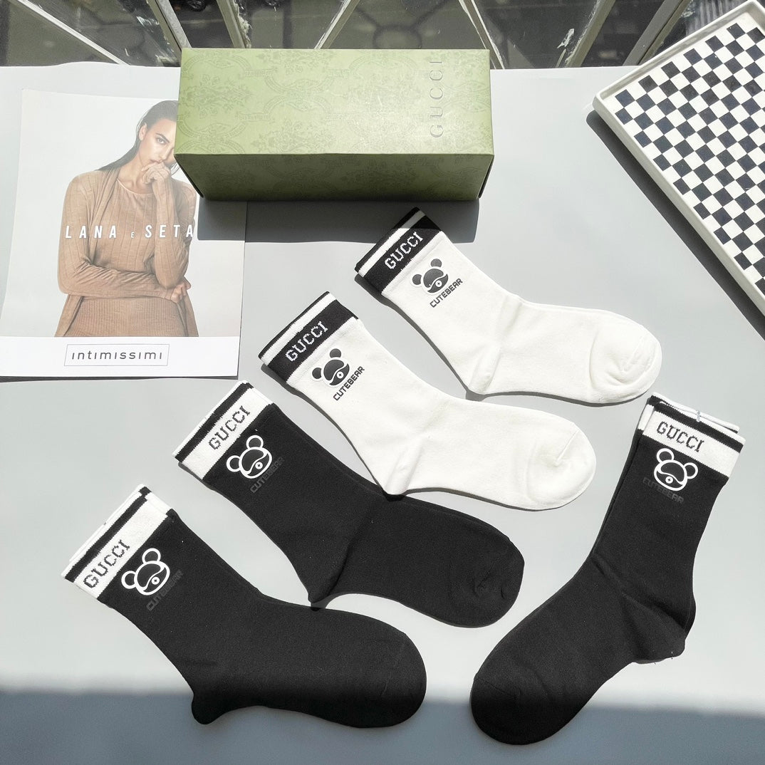 GUCCI CREW SOCKS 423910 (1 BOX)