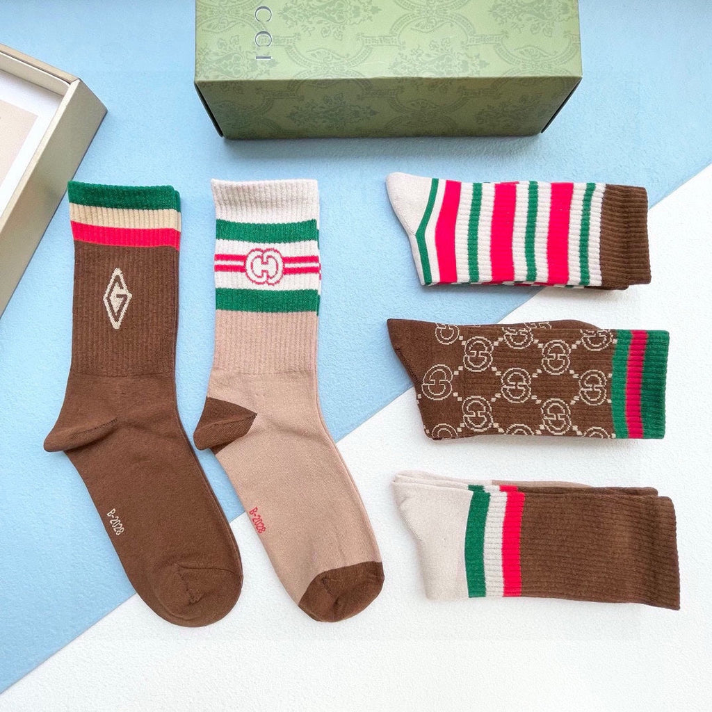 GUCCI CREW SOCKS 423931 (1 BOX)