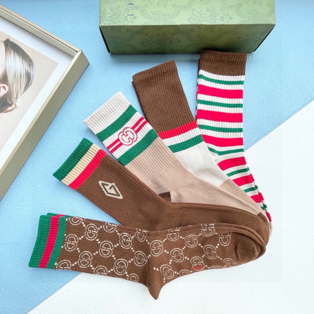 GUCCI CREW SOCKS 423931 (1 BOX)