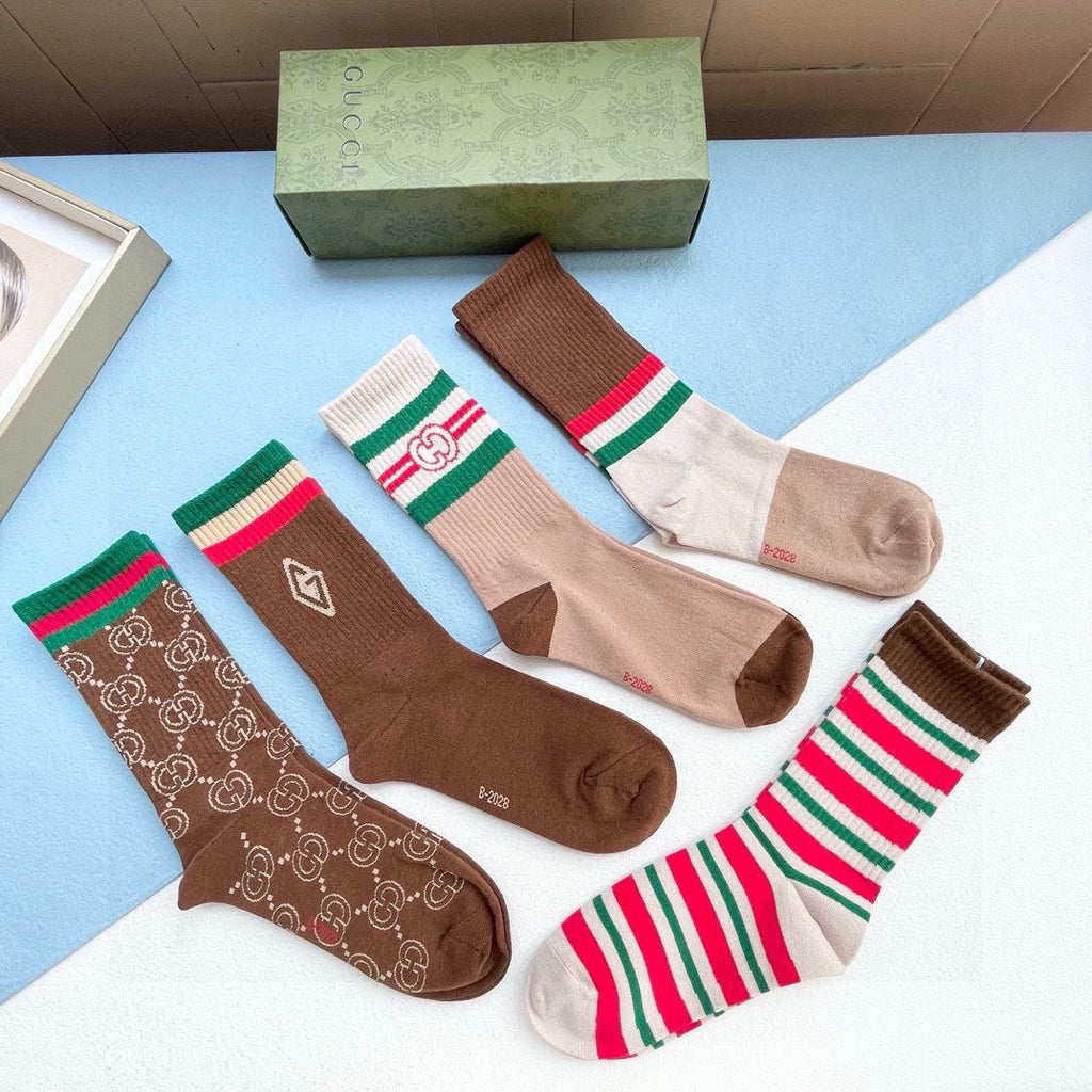 GUCCI CREW SOCKS 423931 (1 BOX)