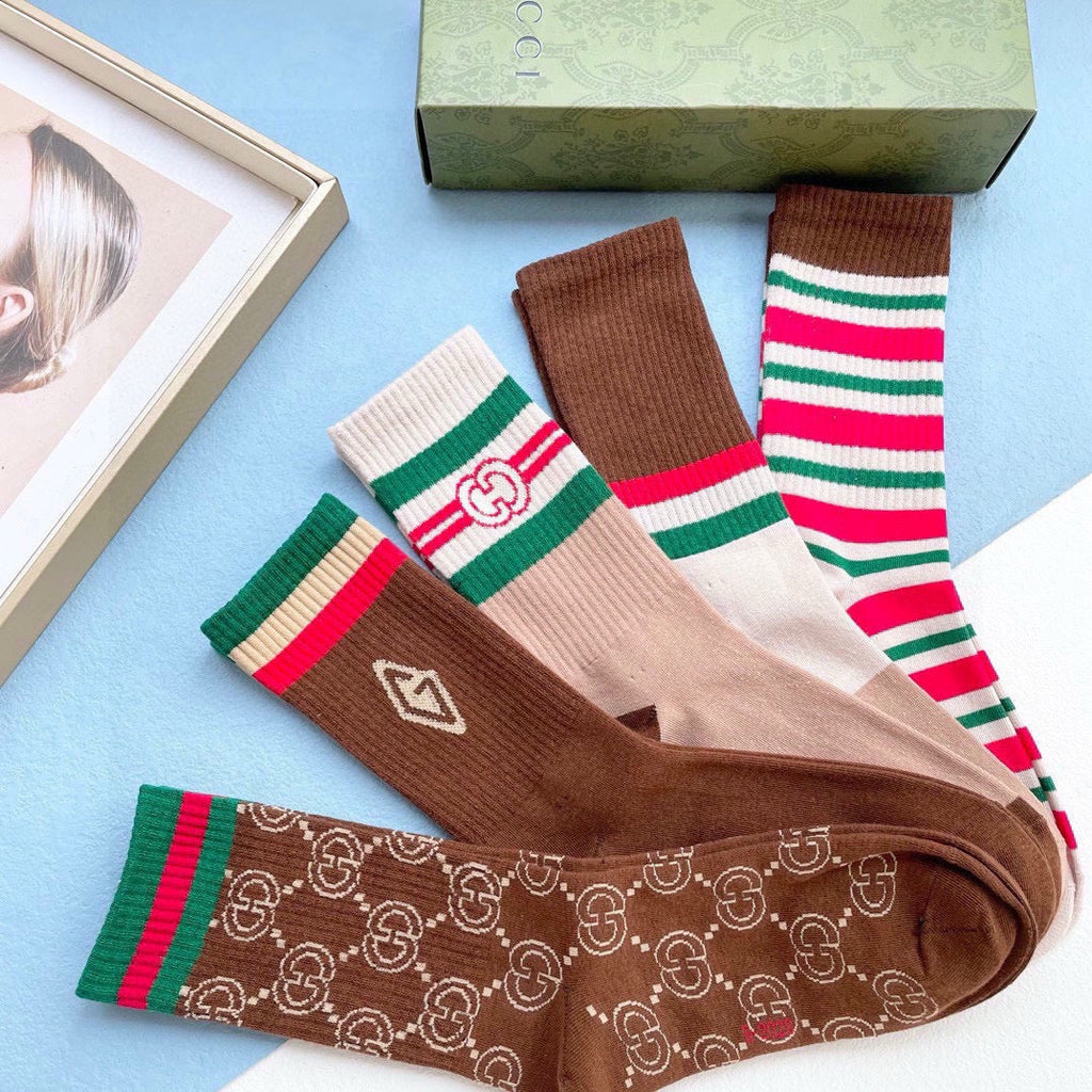 GUCCI CREW SOCKS 423931 (1 BOX)