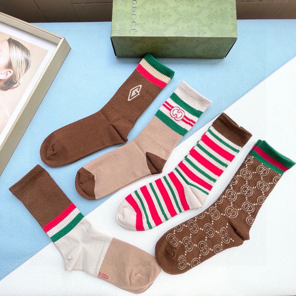 GUCCI CREW SOCKS 423931 (1 BOX)