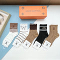 LOUIS VUITTON LOW-CUT SOCKS 425577 (1 BOX)