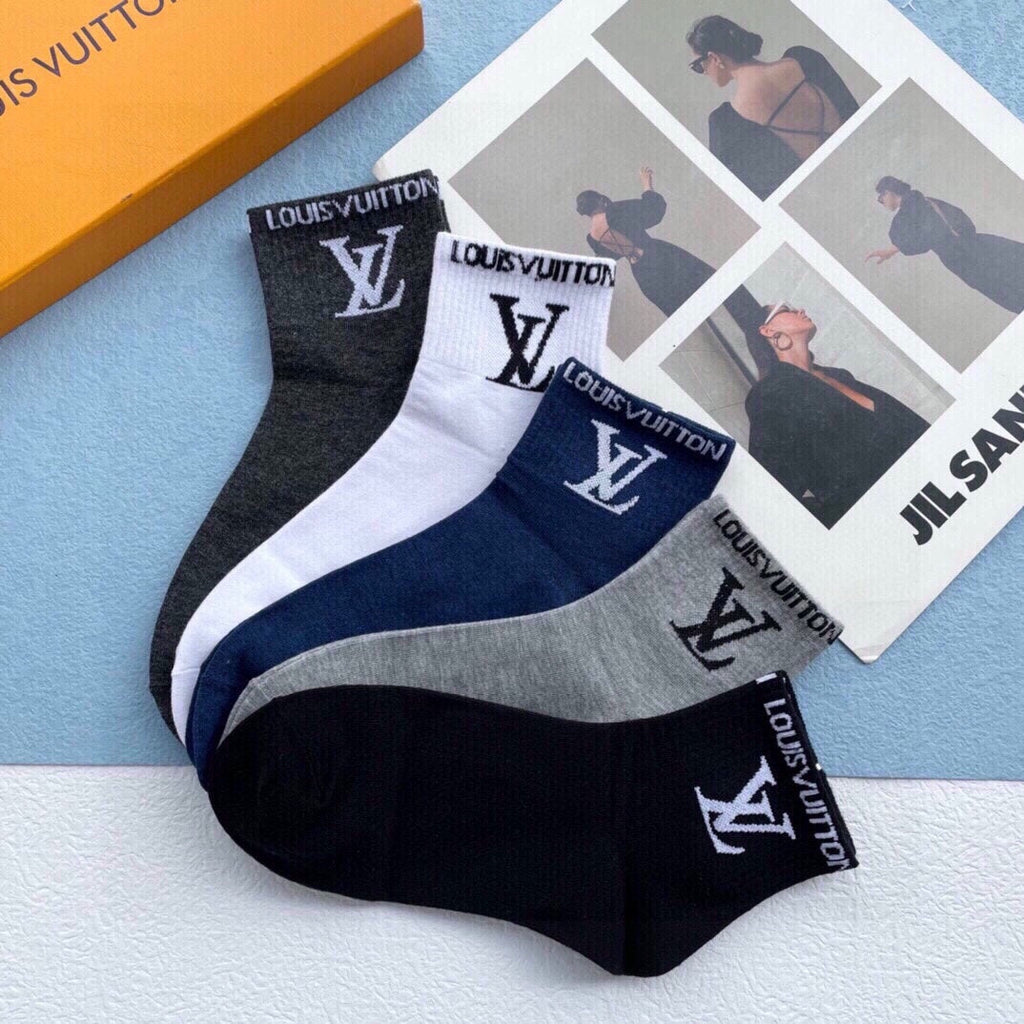 LOUIS VUITTON LOW-CUT SOCKS 425579 (1 BOX)