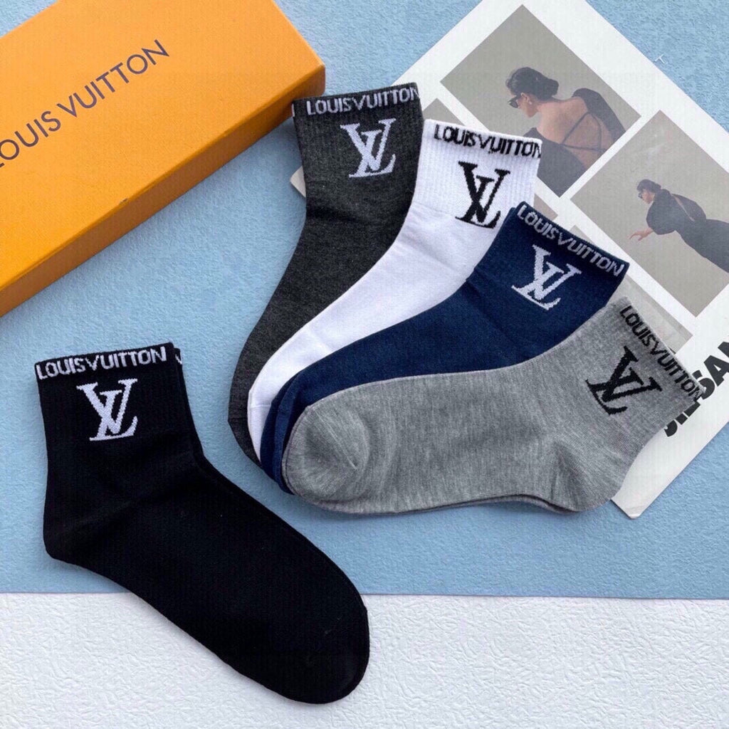 LOUIS VUITTON LOW-CUT SOCKS 425579 (1 BOX)