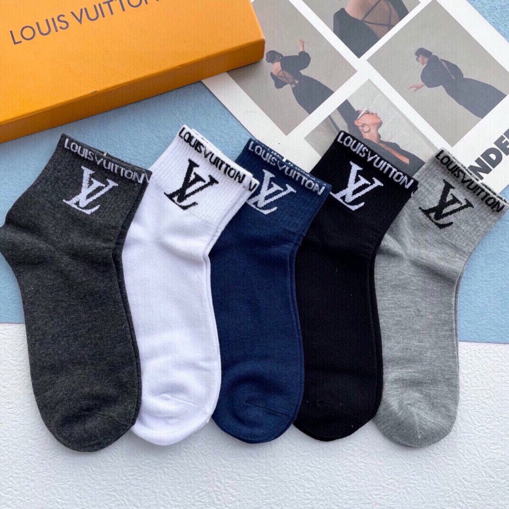 LOUIS VUITTON LOW-CUT SOCKS 425579 (1 BOX)