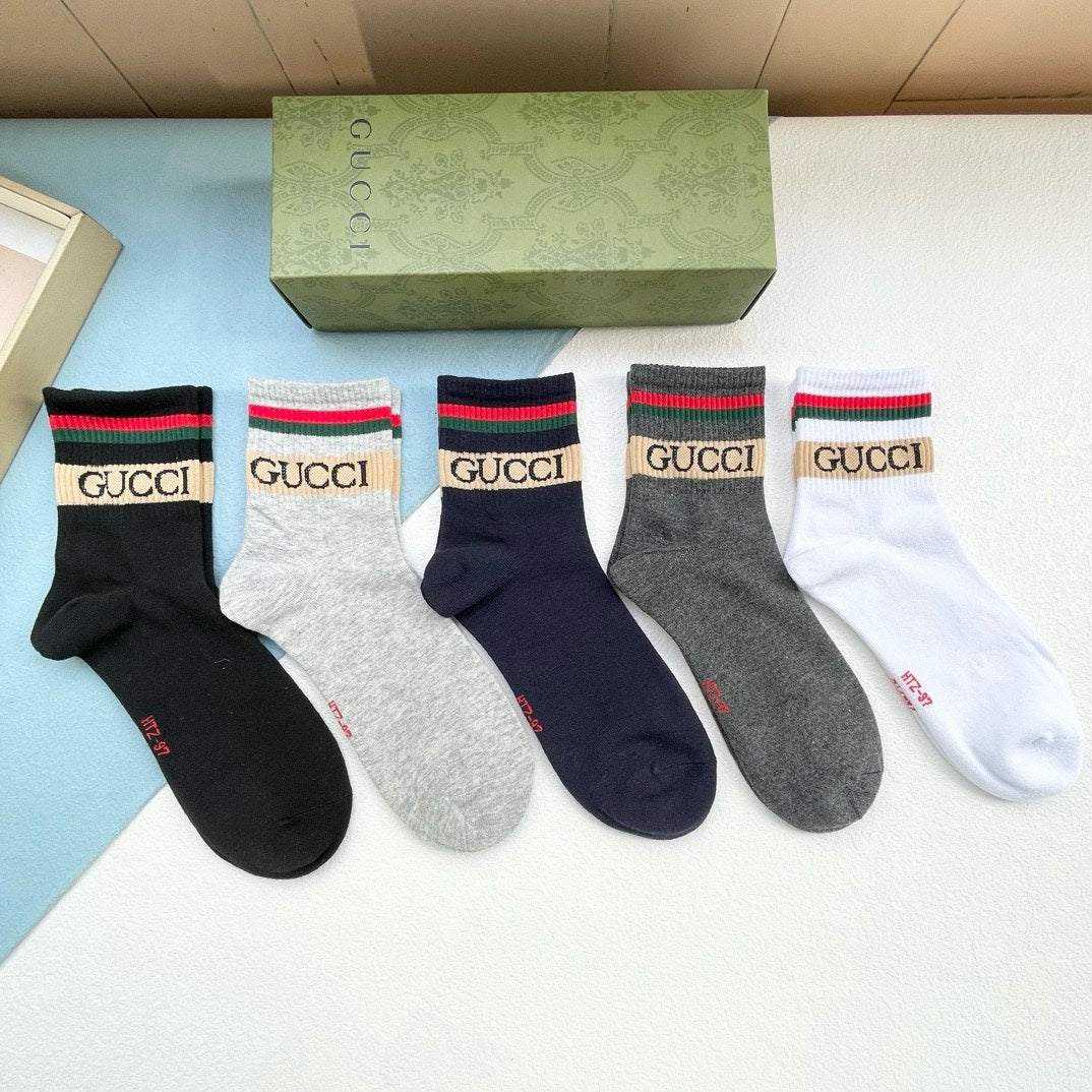 GUCCI LOW-CUT SOCKS 425539 (1 BOX)