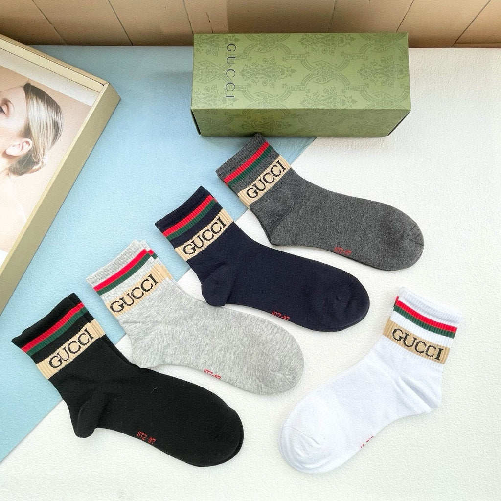 GUCCI LOW-CUT SOCKS 425539 (1 BOX)