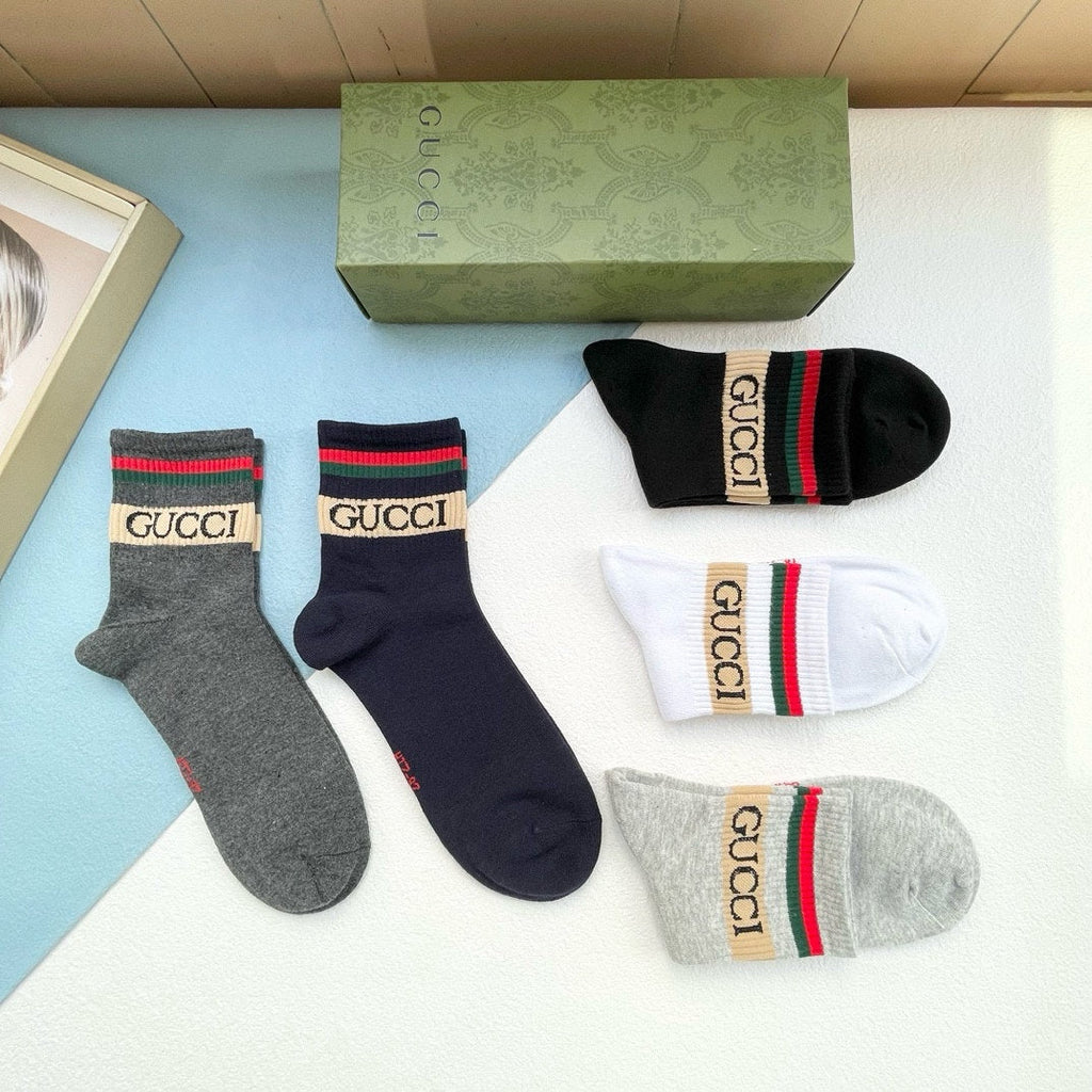 GUCCI LOW-CUT SOCKS 425539 (1 BOX)