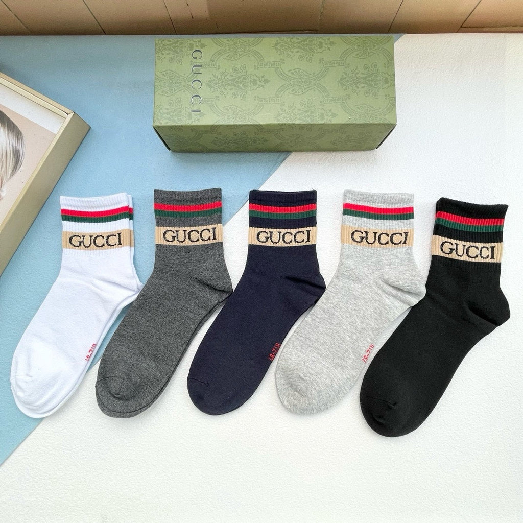 GUCCI LOW-CUT SOCKS 425539 (1 BOX)