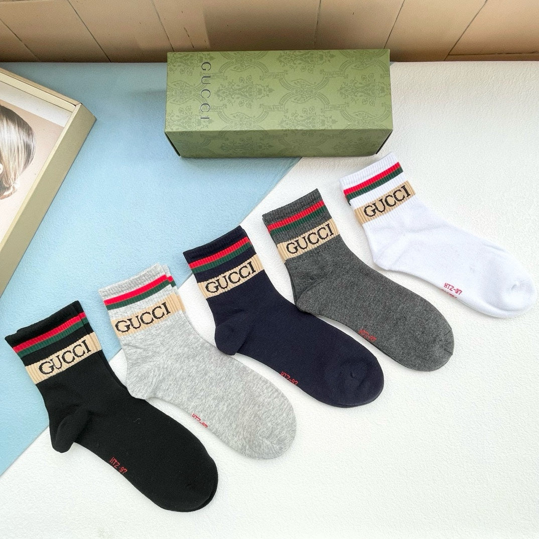 GUCCI LOW-CUT SOCKS 425539 (1 BOX)