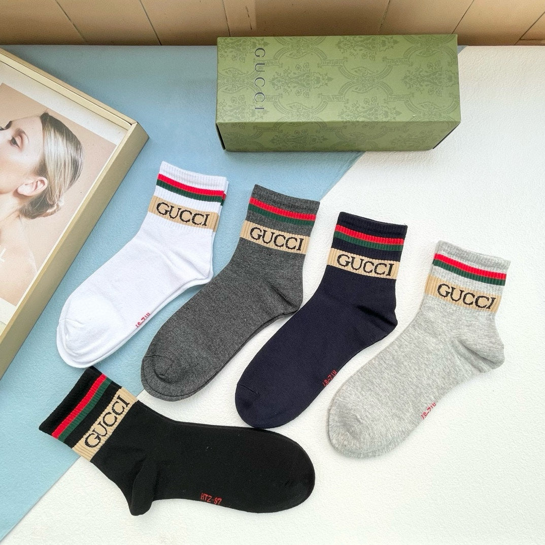GUCCI LOW-CUT SOCKS 425539 (1 BOX)