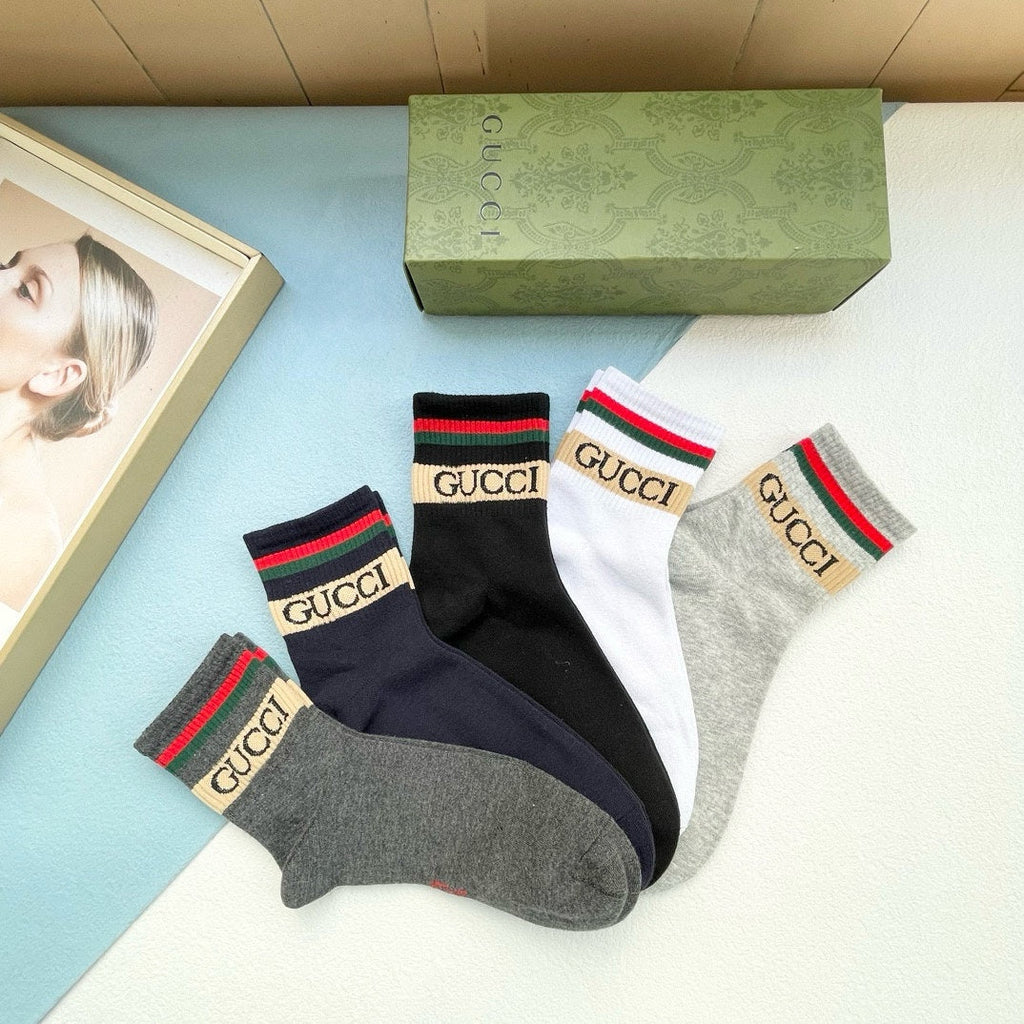 GUCCI LOW-CUT SOCKS 425539 (1 BOX)
