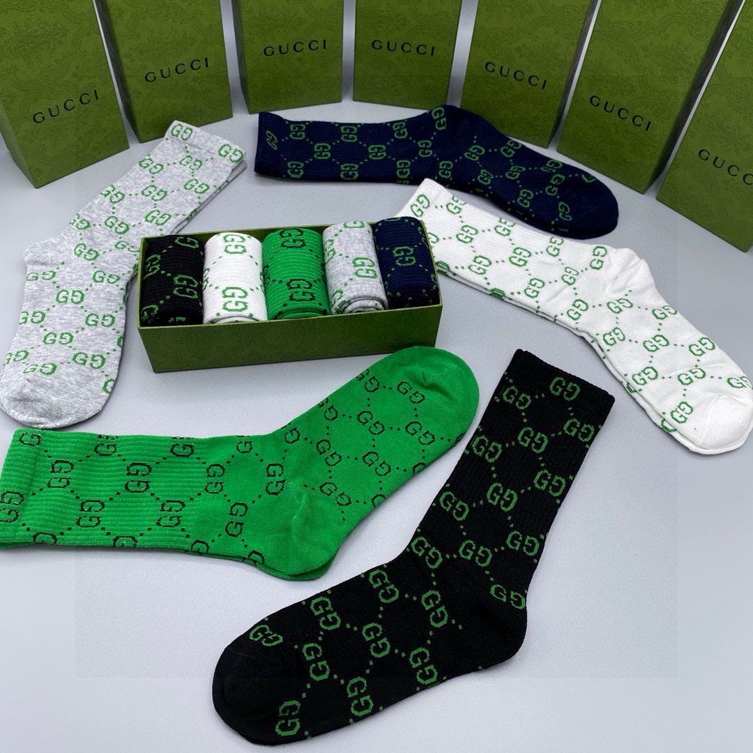 GUCCI LOW-CUT SOCKS 425540 (1 BOX)