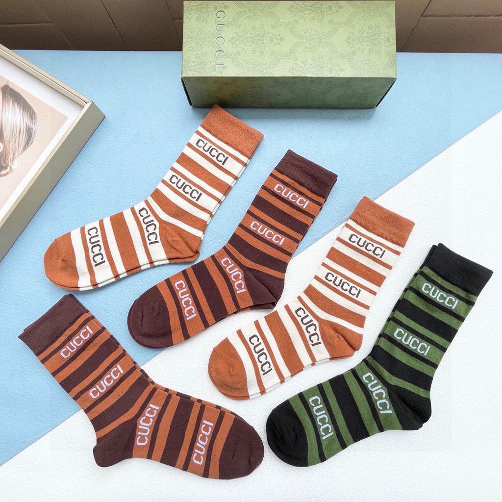 GUCCI LOW-CUT SOCKS 425541 (1 BOX)