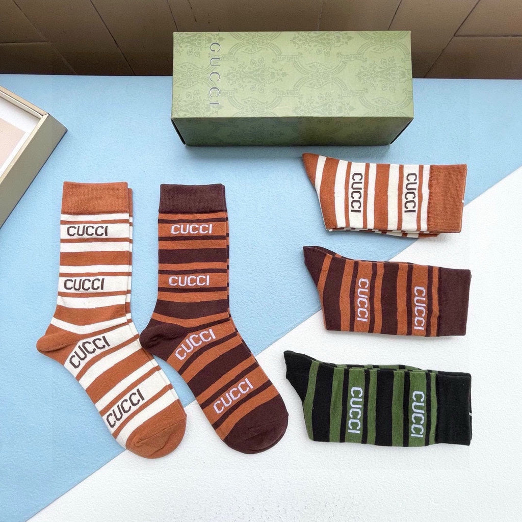 GUCCI LOW-CUT SOCKS 425541 (1 BOX)