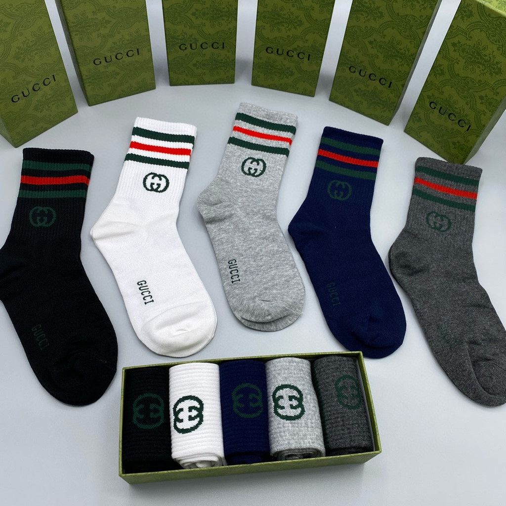 GUCCI LOW-CUT SOCKS 425542 (1 BOX)