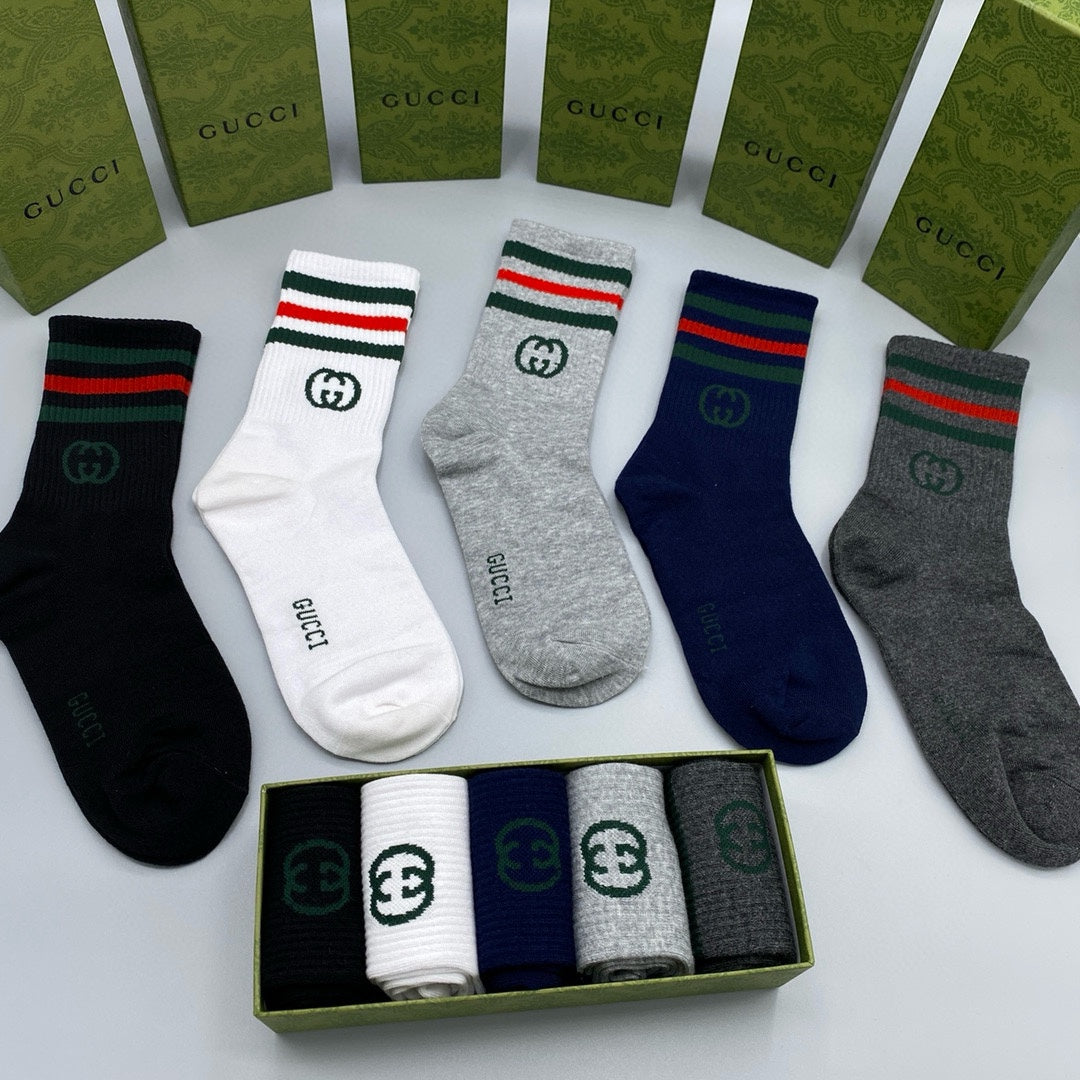 GUCCI LOW-CUT SOCKS 425542 (1 BOX)