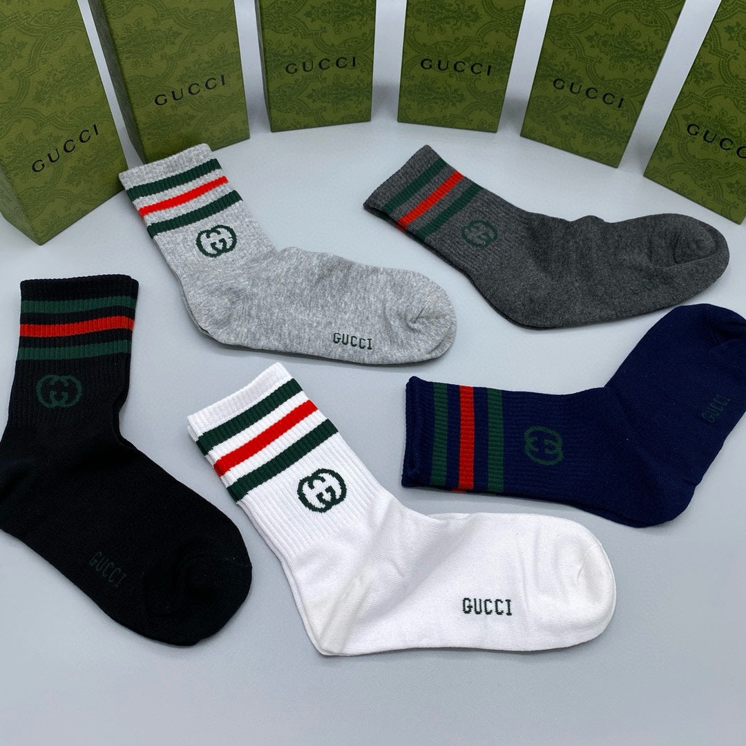 GUCCI LOW-CUT SOCKS 425542 (1 BOX)