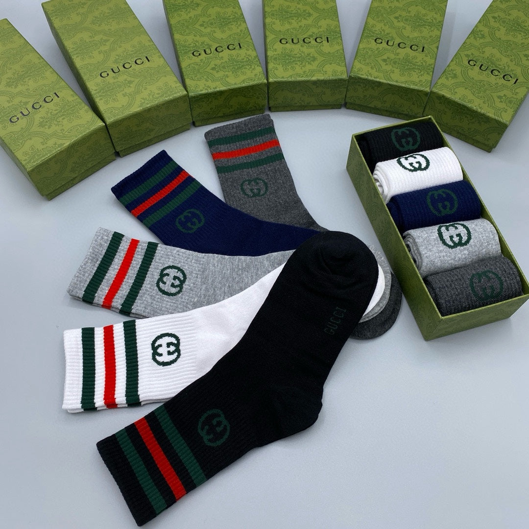 GUCCI LOW-CUT SOCKS 425542 (1 BOX)