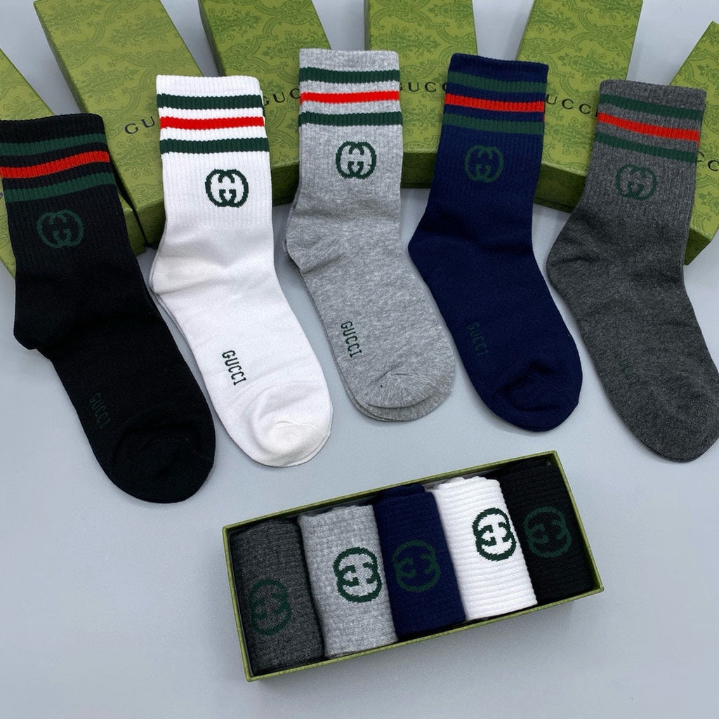GUCCI LOW-CUT SOCKS 425542 (1 BOX)