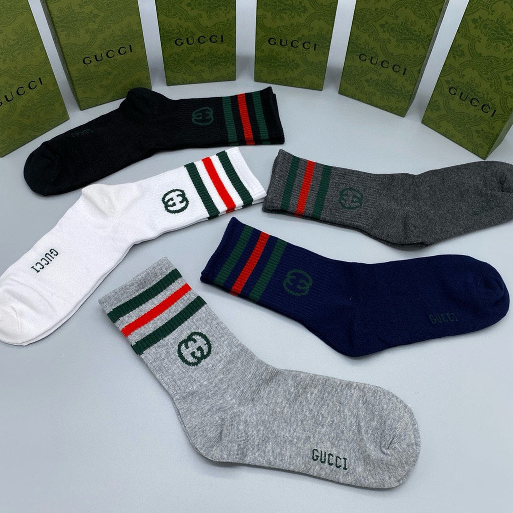 GUCCI LOW-CUT SOCKS 425542 (1 BOX)