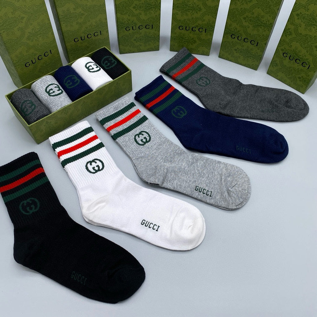 GUCCI LOW-CUT SOCKS 425542 (1 BOX)