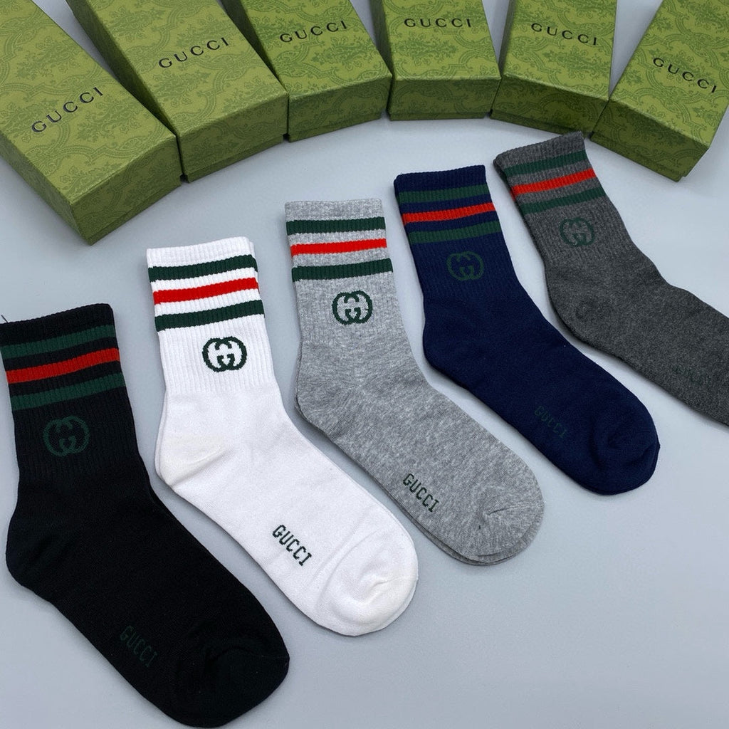 GUCCI LOW-CUT SOCKS 425542 (1 BOX)