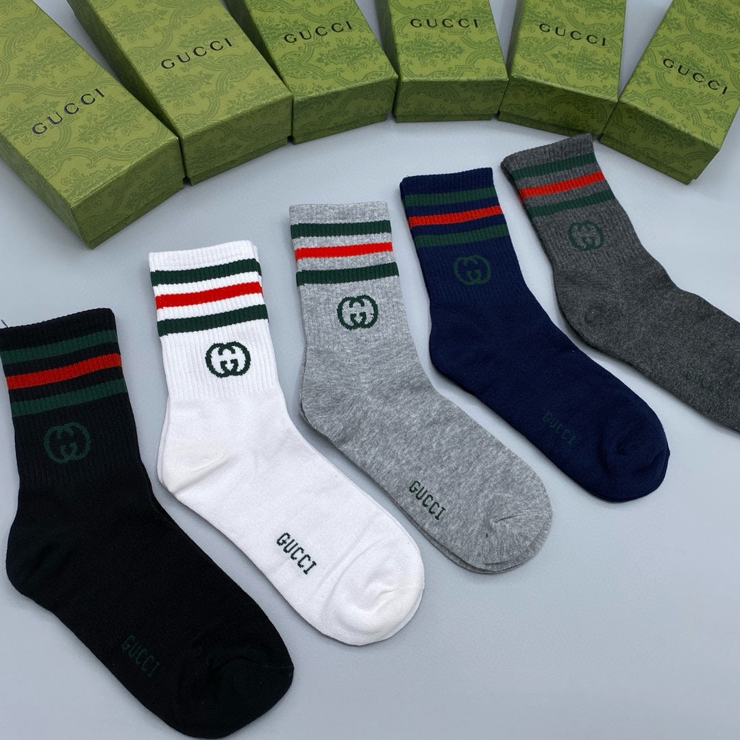 GUCCI LOW-CUT SOCKS 425542 (1 BOX)