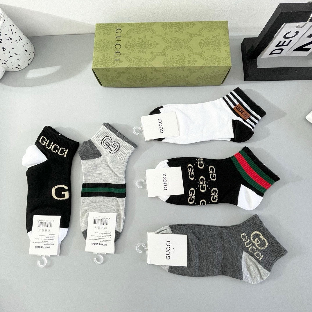 GUCCI LOW-CUT SOCKS 425920 (1 BOX)