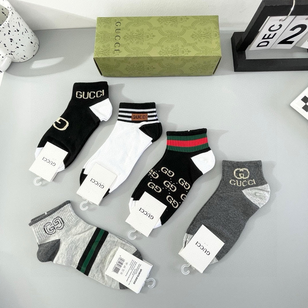 GUCCI LOW-CUT SOCKS 425920 (1 BOX)