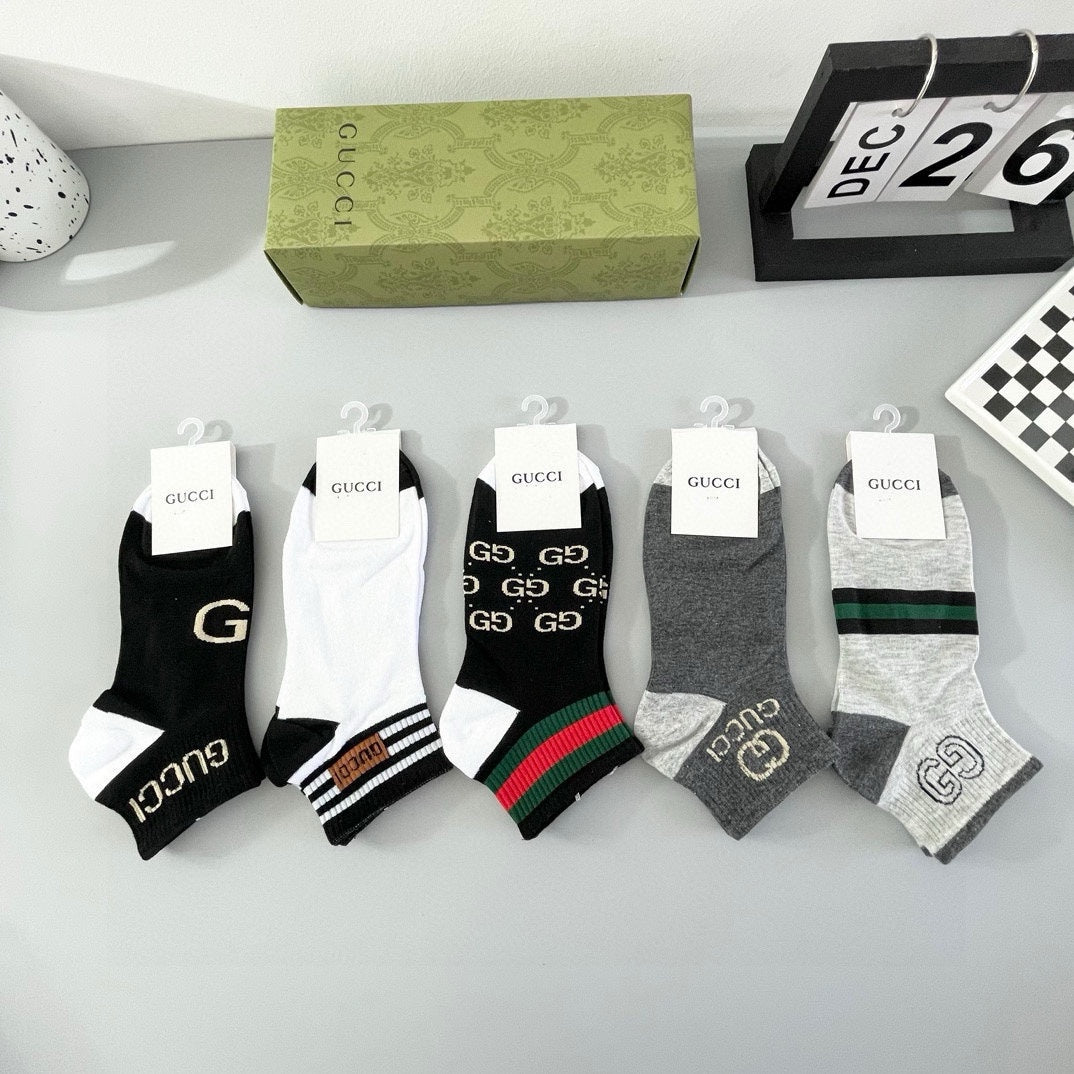 GUCCI LOW-CUT SOCKS 425920 (1 BOX)