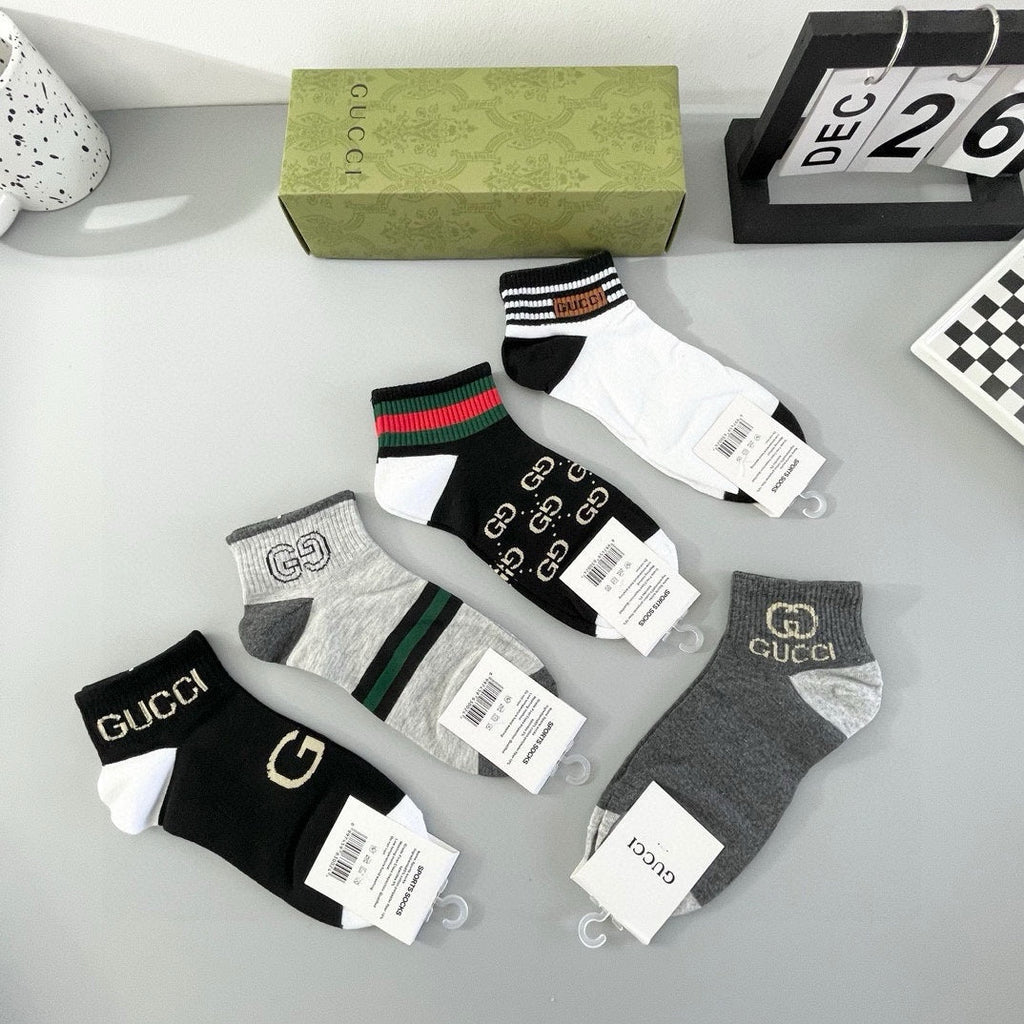 GUCCI LOW-CUT SOCKS 425920 (1 BOX)