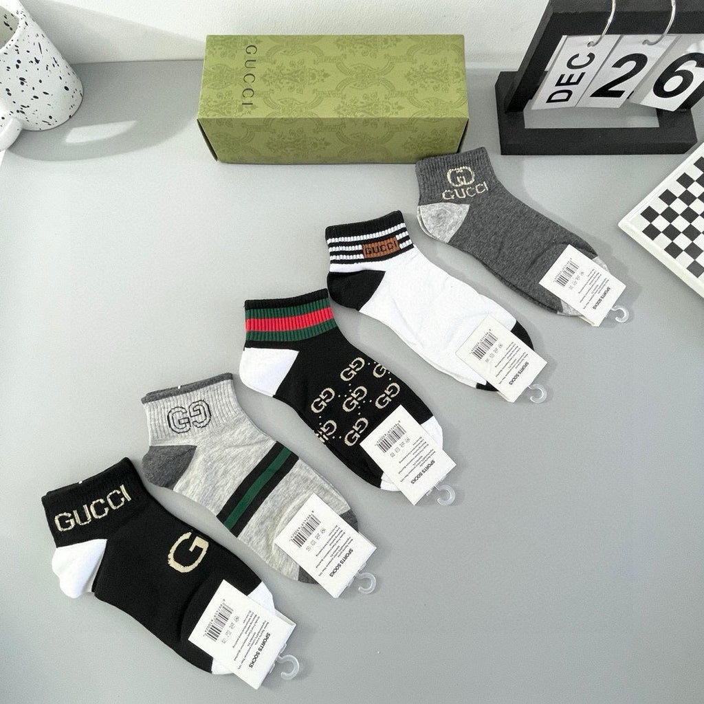 GUCCI LOW-CUT SOCKS 425920 (1 BOX)