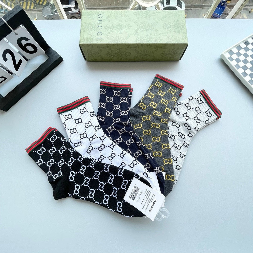 GUCCI LOW-CUT SOCKS 427540 (1 BOX)